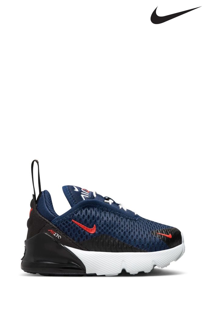 Kids navy nike trainers sale