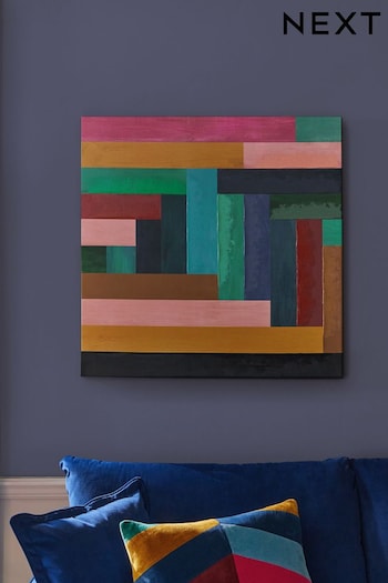Multi Abstract Canvas Wall Art (N31106) | £80