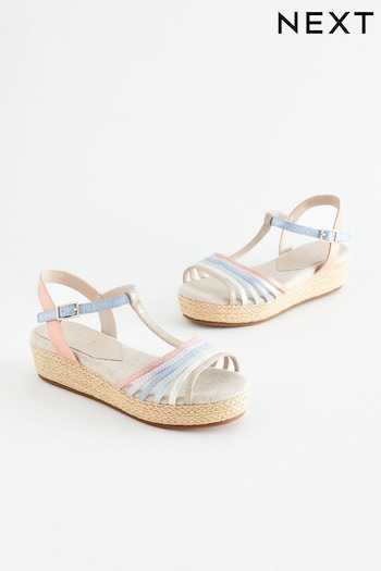 Multicolour Pastel Wedge Kardashian Sandals (N31123) | £23 - £30