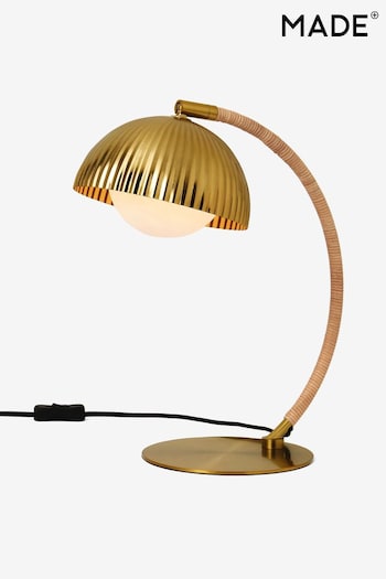 MADE.COM Brass Shell Table Lamp (N31144) | £95