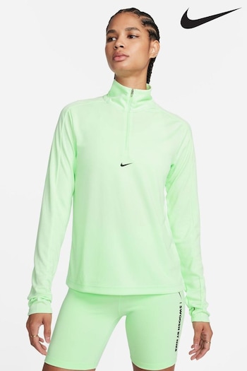 Nike Lime Green Half Zip Pacer Running Top (N31221) | £45