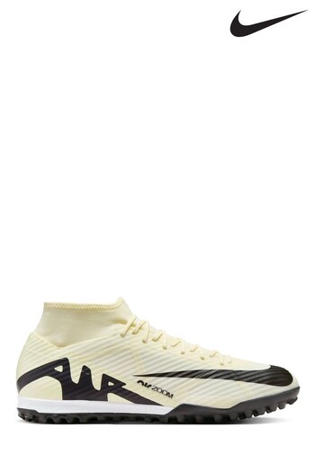 Nike Sneakerboot Yellow Zoom Mercurial Superfly 9 Academy Turf Football Boots (N31252) | £88