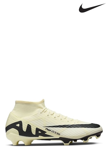 Nike Yellow Zoom Mercurial Superfly 9 Multi Ground Football Pumps Boots (N31254) | £85