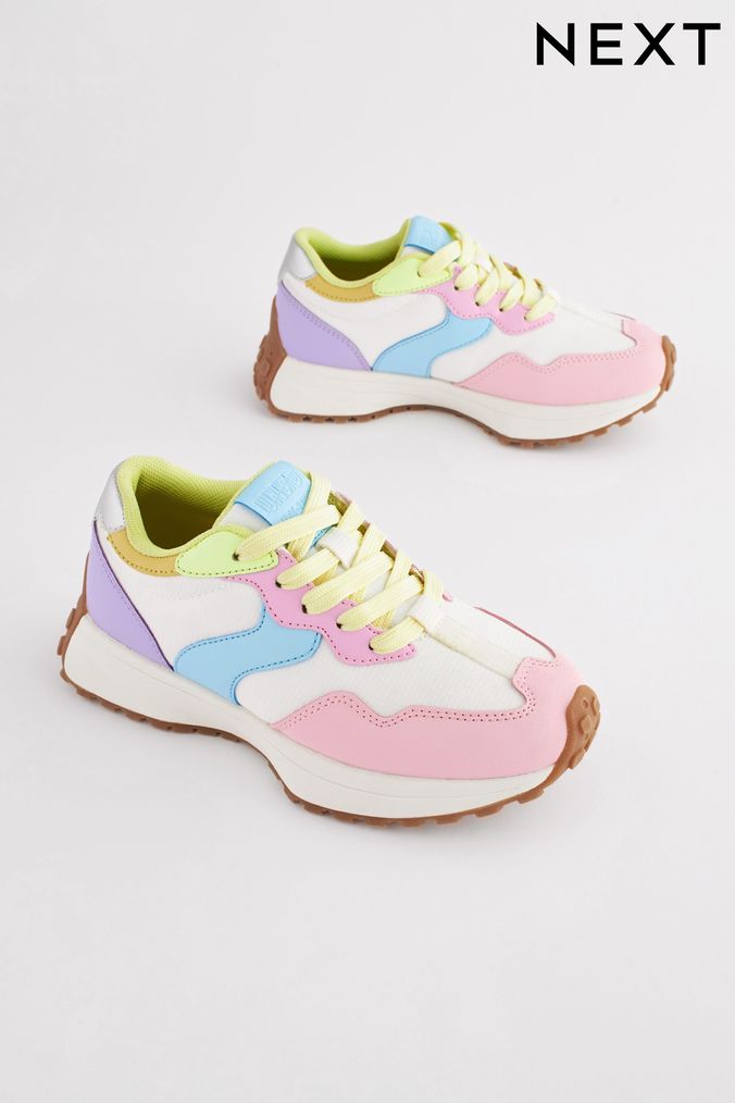 Girls pink cheap trainers