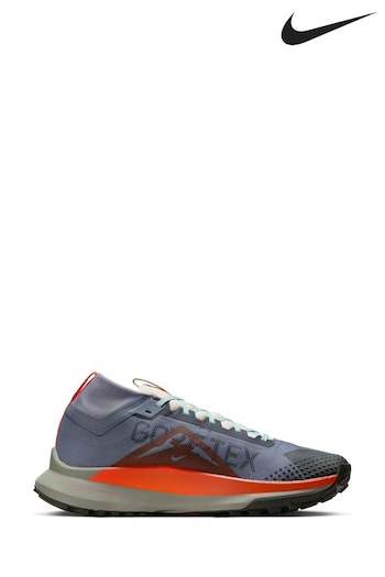 Nike foot Grey/Blue React Pegasus Trail 4 Gore-Tex Running Trainers (N31376) | £145