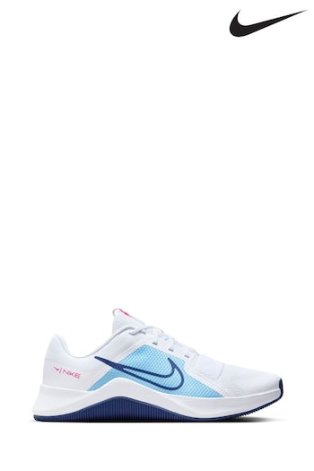 Nike one White/Blue MC Training Trainers (N31388) | £70