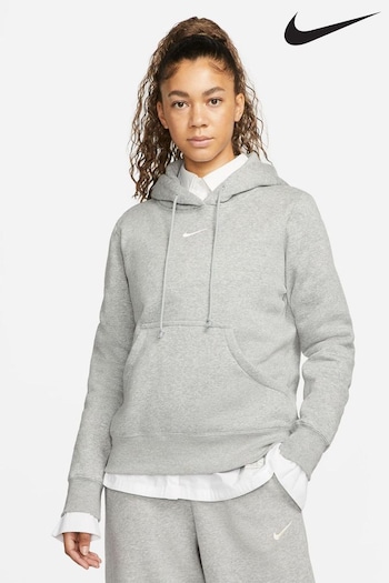Nike Grey Sportswear Phoenix Fleece Pullover Hoodie (N31462) | £60