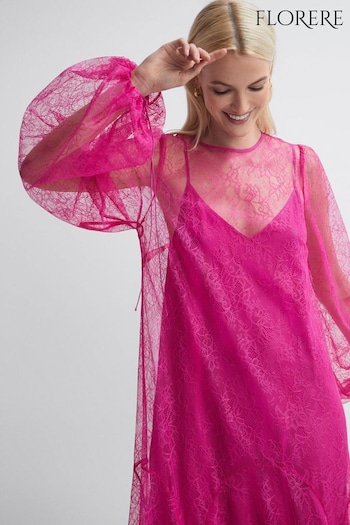 Florere Lace Midi Dress (N31506) | £248