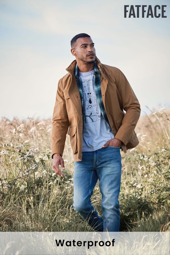Buy Men s Jackets Yellow Clothing Online Next UK