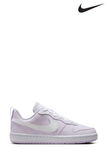 Nike Purple Youth Court Borough Low Recraft Trainers (N31702) | £45