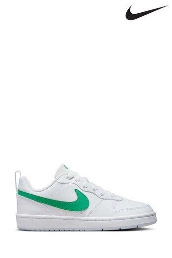 Nike White/Green Youth Court Borough Low Recraft Trainers (N31703) | £45