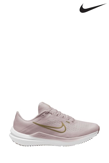 Nike Light Pink Air Winflo 10 Road Running Trainers (N31708) | £100