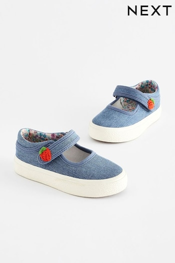 Blue Denim Mary Jane Shoes (N31783) | £16 - £18