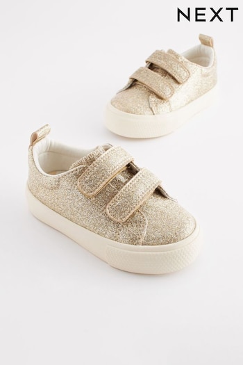 Gold Shimmer Chunky Trainers (N31803) | £16 - £18