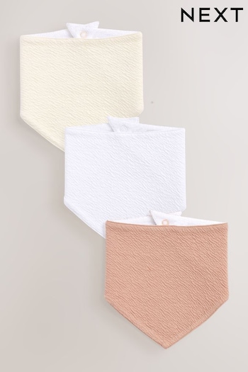 White/Neutral Baby Bib 3 Pack (N31808) | £7