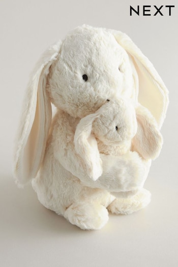 Cream Bunny Soft Plush Toy (N31810) | £18
