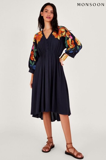 Monsoon Floral Knee Dress (N31949) | £110