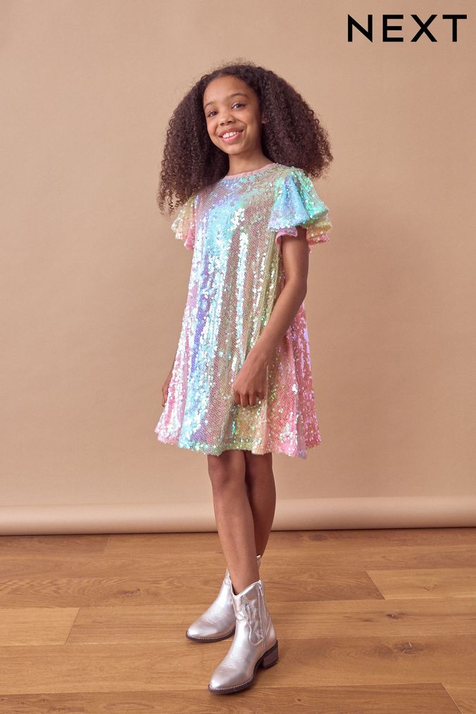 Next multi sequin dress online