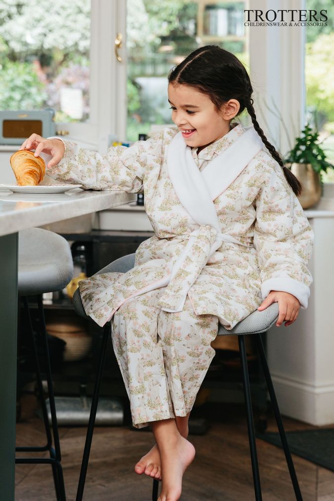 Buy Girls Pink 100 Cotton Robes Online Next UK