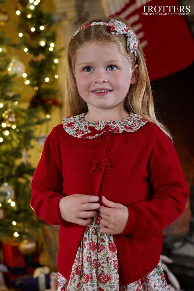 Girls christmas outlet cardigan