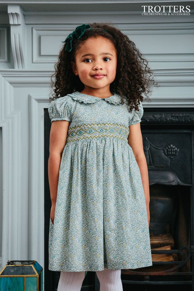 Newborn smocked cheap dress