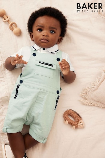 Baker by Ted Baker Polo and Dungaree Set (N32153) | £42 - £45