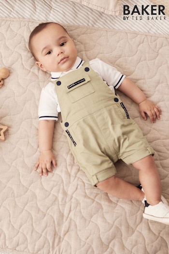 Baker by Ted Baker Polo and Dungaree Set (N32154) | £42 - £45