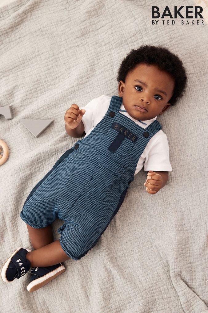 Ted baker baby girl dungarees top