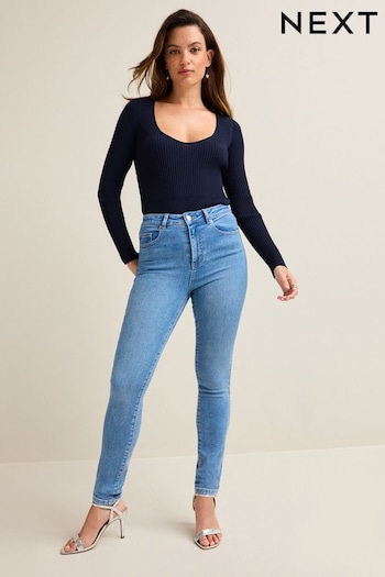 Mid Blue Denim Super Soft Skinny Jeans (N32375) | £35