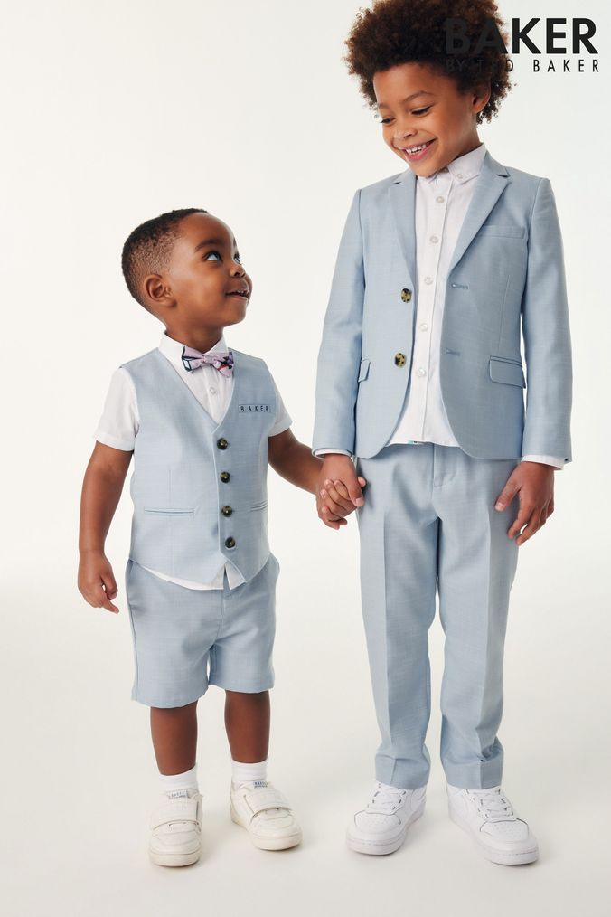 Boys grey suit trousers cheap