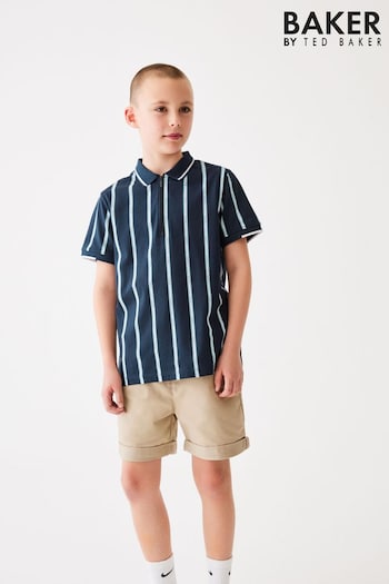 Baker by Ted Baker Striped Polo Shirt (N32412) | £22 - £26