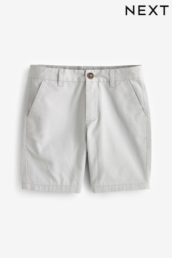 Light Grey Chinos Shorts stripe (3-16yrs) (N32421) | £8 - £13