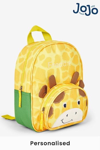 JoJo Maman Bébé Personalised Giraffe Backpack (N32487) | £28
