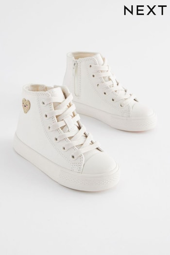 White High Top Trainers (N32489) | £17 - £19
