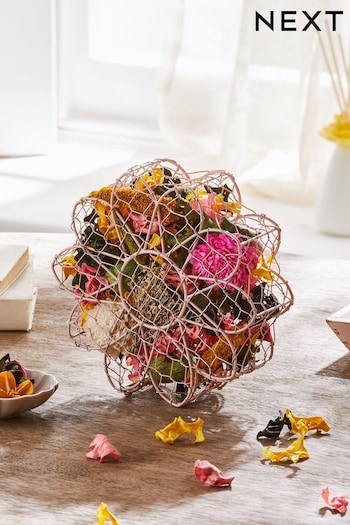 Springtime Scented Floral Pot Pourri in Cage (N32520) | £12