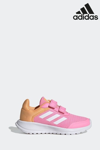 adidas Pink/Orange Kids Sportswear Ralph Tensaur Run Trainers (N32530) | £28