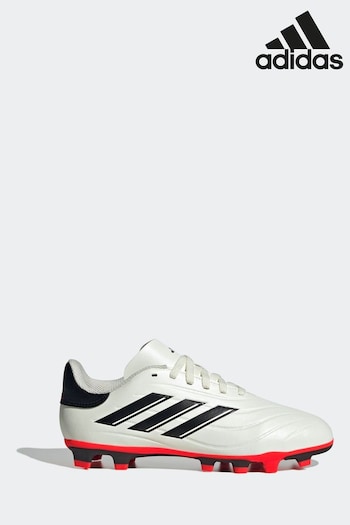 adidas White Performance Copa Pure II Club Flexible Ground Boots (N32534) | £35