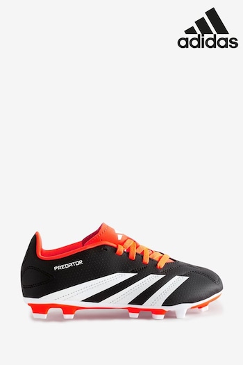adidas Black Predator 24 Club Flexible Ground Football Boots (N32561) | £35