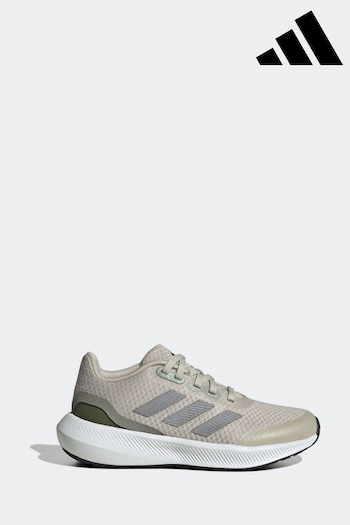 adidas Grey Sportswear Runfalcon 3 Lace Trainers (N32571) | £33