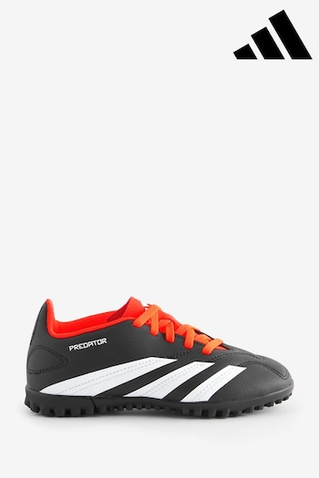 adidas Black Predator 24 Club Turf Kids Football Boots (N32583) | £35