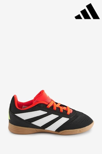 adidas match Black Predator 24 Junior Club Indoor Sala Football Boots (N32585) | £35