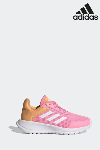 adidas Pink/Orange Sportswear Tensaur Run Kids Trainers (N32590) | £30