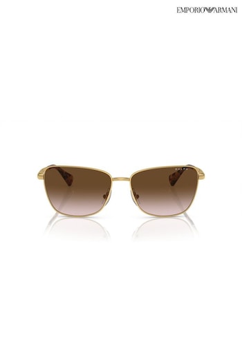 Emporio Armani mehr Gold RA4143 Sunglasses (N32631) | £109