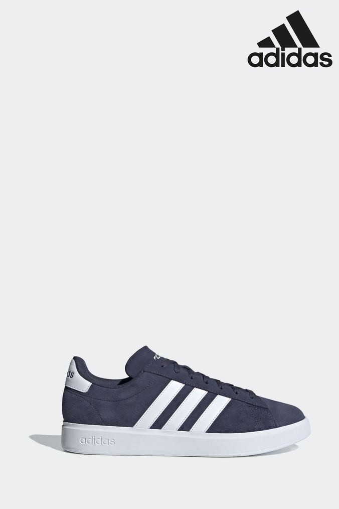 Navy adidas mens trainers best sale