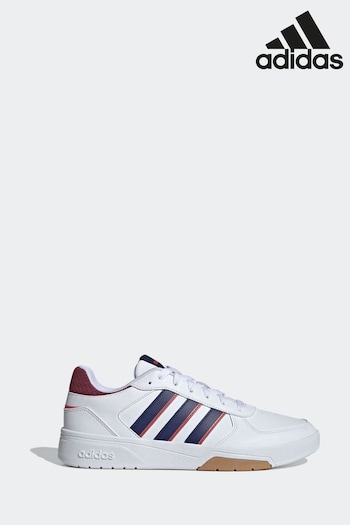 adidas White Sportswear Courtbeat Court Lifestyle Trainers (N32671) | £65