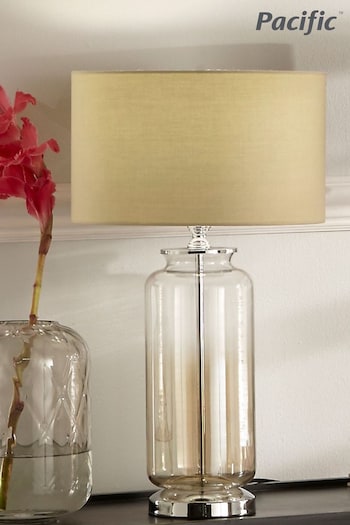 Pacific Gold Vivienne Lustre Ombre Glass Table Lamp (N32790) | £100