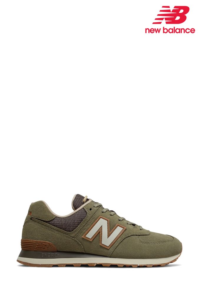 Mens Green Trainers Suede High Top Trainers Next Official Site