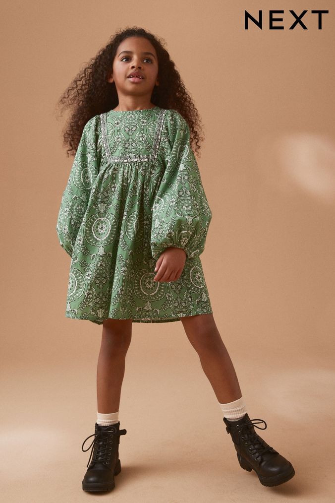 Next green on sale dress girl