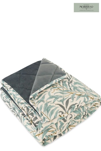 Morris & Co Ivory/Green Willow Boughs Pet Blanket (N33176) | £55