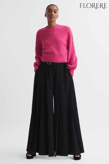 Florere Wide Leg Belted Trousers (N33334) | £188